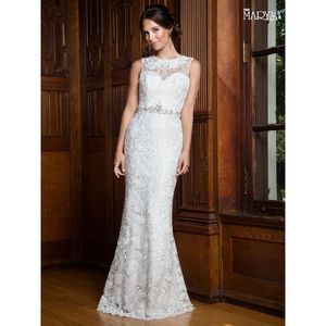 White Mary's Size 2 Mermaid dress